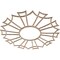 Ekena Millwork Augustus Wood Fretwork Pierced Ceiling Medallion, Red Oak, 30"OD x 10 1/2"ID x 1/4"T CMWP30X30X0250AURO - alternate 3